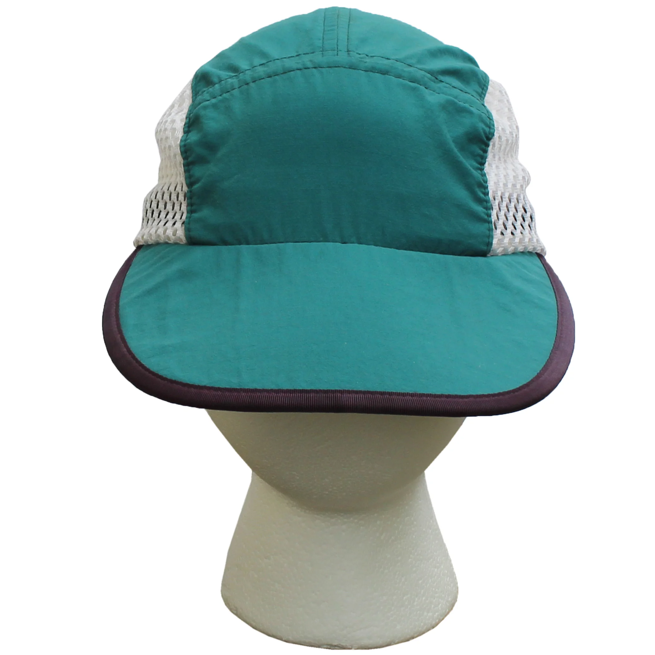 Vintage Patagonia Green / Purple Mesh 5 Panel Hat (Size S) — RootsBK